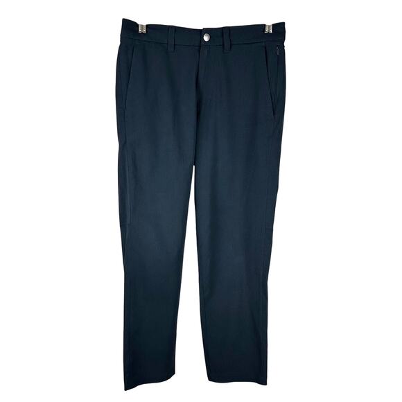Lululemon Commission Slim Fit Pants Ventlight Navy Blue Men's Size 30 x 26 EUC - Picture 1 of 7